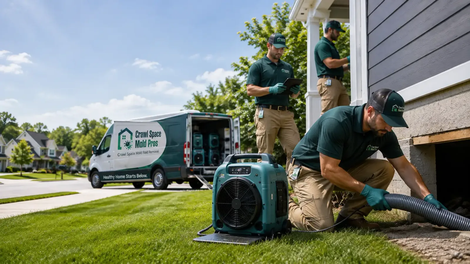 Crawl Space Mold Removal in Burlington, ND